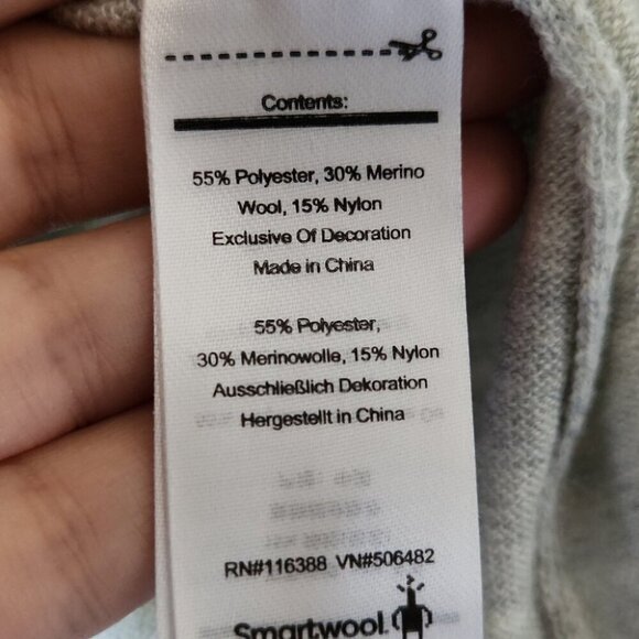 SMARTWOOL | Women's Shadow Pine Colorblock Sweater sz M - Picture 8 of 8